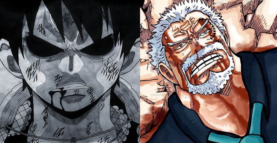 Luffy, Dragon, is somebody going to save Garp from Blackbeard?