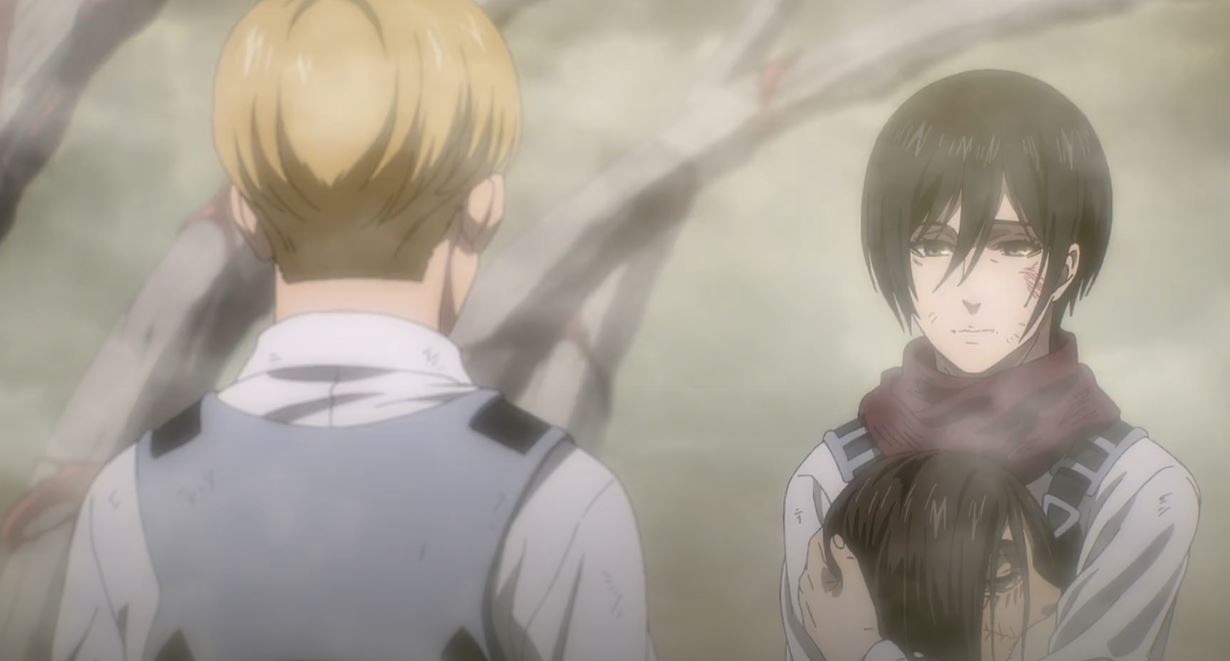 How in the world did Mikasa make it back to Paradis?